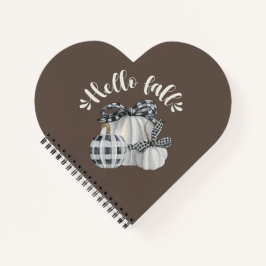 Three Pumpkin Hello Fall Notizbuch