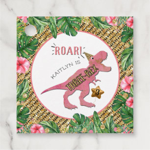 Three-Rex Dinosaur 3. Geburtstags-Liebesmarken Geschenkanhänger