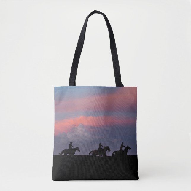 Three Riders, One Horizon Tasche (Vorderseite)
