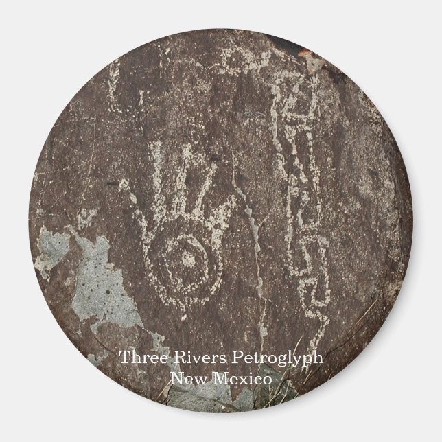 Three Rivers Petroglyph Magnet (Vorne)