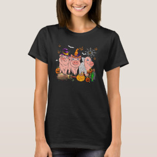 Three Sheep Halloween Mummy Hexe Beängstigend Pump T-Shirt