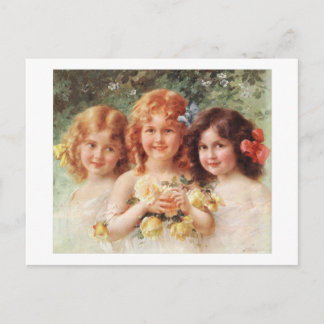 Three Sisters - Émile Vernon Postkarte