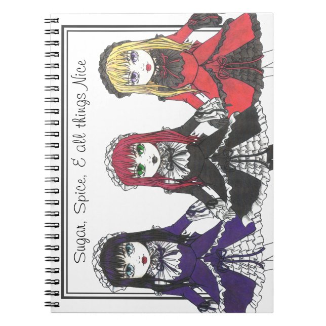 Three Sisters Notebook Notizblock (Vorderseite)
