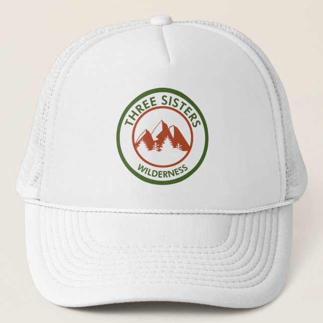 Three Sisters Wilderness Truckerkappe (Vorderseite)