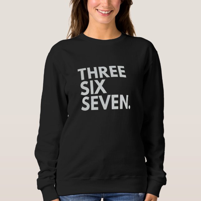 THREE SIX SEVEN Area Code 367 Quebec QC Quebec Can Sweatshirt (Vorderseite)
