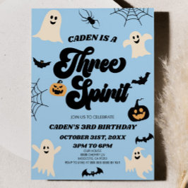 Three Spirit Halloween 3. Geburtstagsparty Einladung