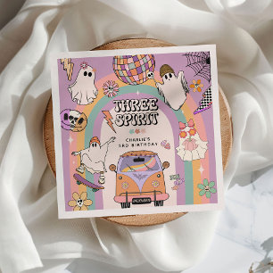 Three Spirit Retro Fun 3. Geburtstag Party Serviette