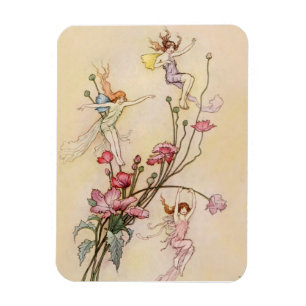 „Three Spirits Mad With Joy“ von Warwick Goble Magnet