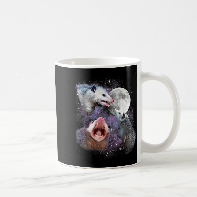 Three Ssums Moon 3 Osums Dead Moon Weird Cursed Me Kaffeetasse (Rechts)