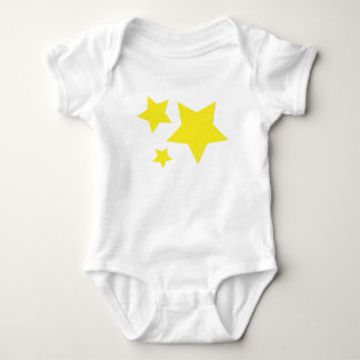 Three Stars Baby Bodysuit - Niedliches Star-Themed Baby Strampler