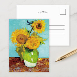 Three Sunflowers | Vincent Van Gogh Postkarte
