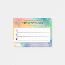 Three Things-- Post-it Klebezettel