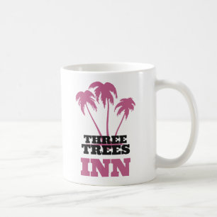 Three Trees Inn (schwarz) Kaffeetasse