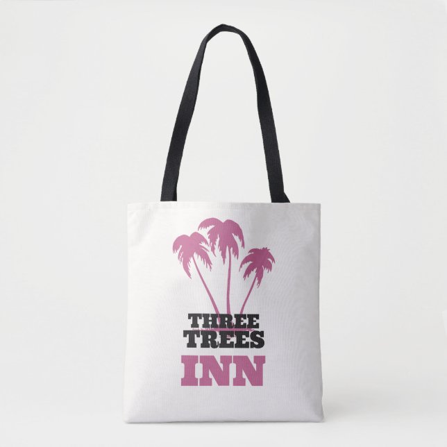 Three Trees Inn (schwarz) Tasche (Vorderseite)