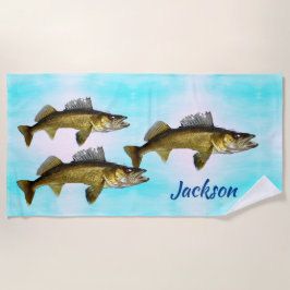 Three Walleyes Strandtuch