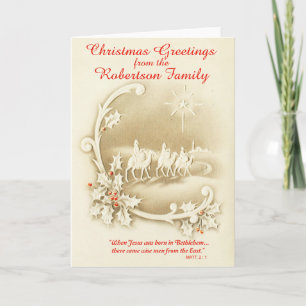 Three Wise M enChristmas Card Feiertagskarte