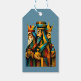 Three Wise Men Abstract Nativity Art Geschenkanhänger