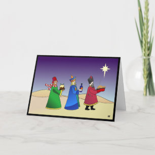 Three Wise Men Christmas Card Feiertagskarte