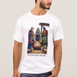 Three Wise Men T-Shirt, Adoration Epiphany Art T-Shirt
