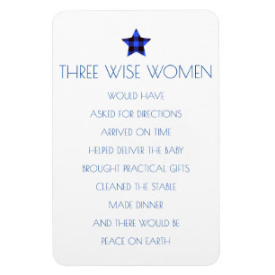 Three Wise Women Christmas Magnet