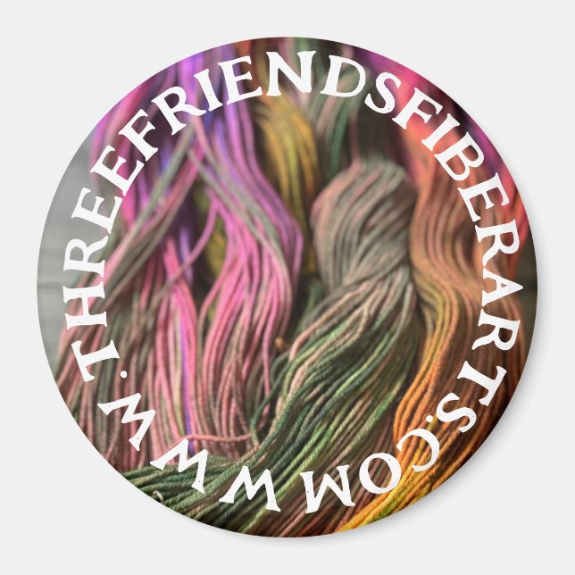 ThreeFriendsFiberArts-Magnet Magnet (Vorne)