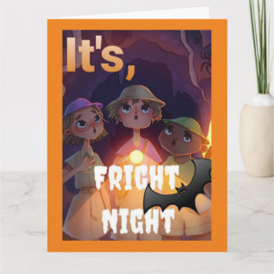 #ThreeHikerGangAndTheHauntedCave Halloween Karte