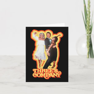 Three's Company Dancing Roommates Retro Jack Chris Karte