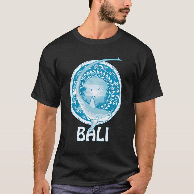Thresher Shark Dive Bali Indonesia T-Shirt (Vorderseite)