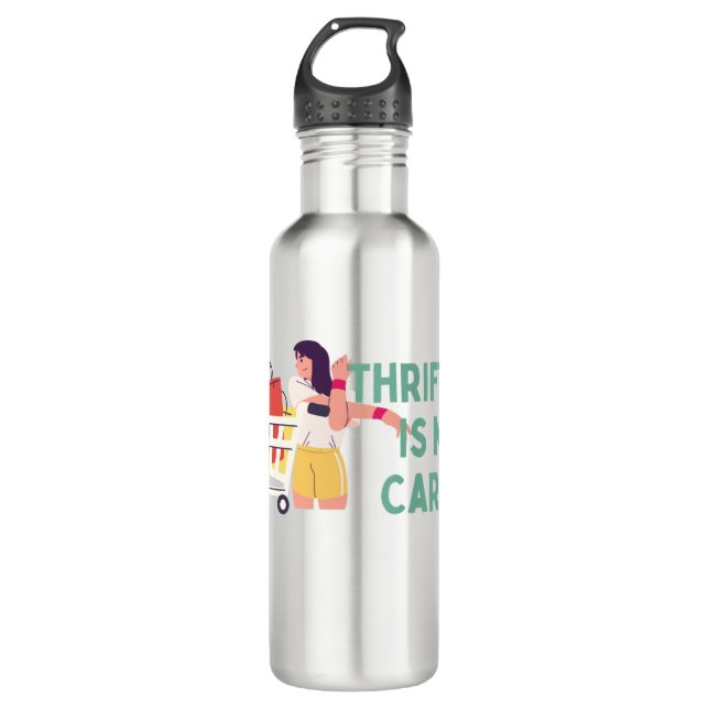 Thrifl Est Mon Cardio Bouteille En Acier Inoxydabl (Devant)