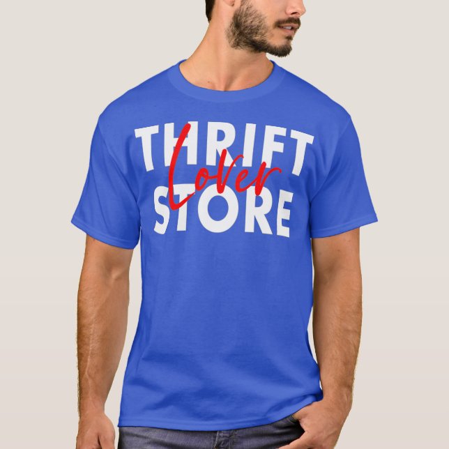 Thrift Store Lover Thrifting Shopping Second T-Shirt (Vorderseite)