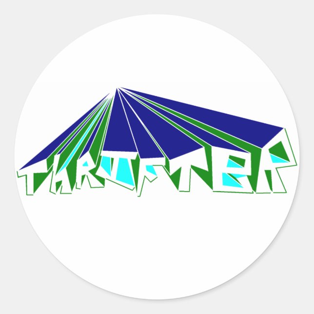 Thrifter Whoosh Sticker (Vorderseite)