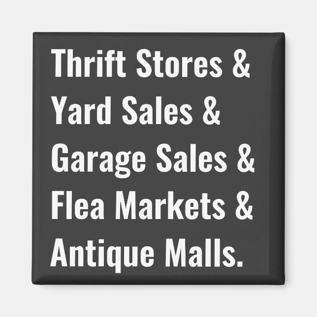 Thrifty List Magnet (Vorne)