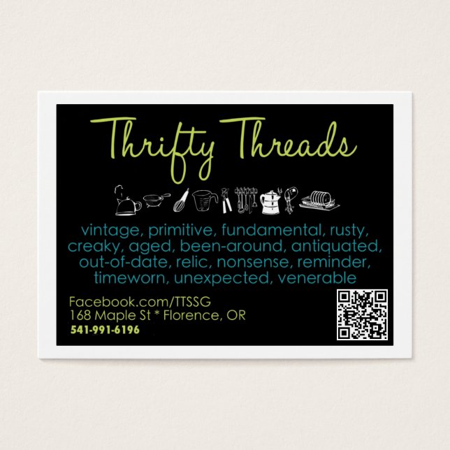 Thrifty Threads Florence (Vorderseite)