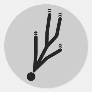 Thrill Seeker Runder Aufkleber