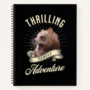 Thriller Familienabenteuer Notizbuch