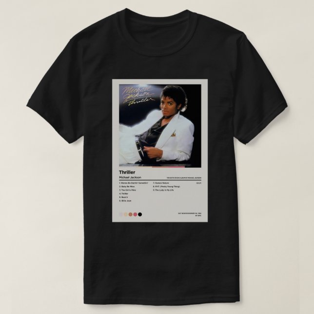 Thriller Jackson Poster T-Shirt (Design vorne)