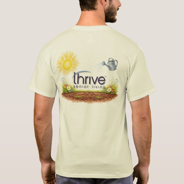 Thrive ist blühendes TShirt (Rückseite)