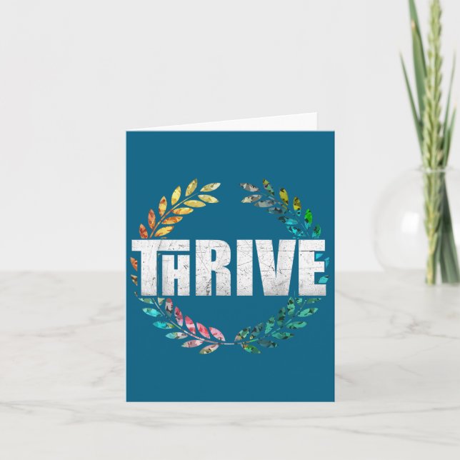 Thrive  karte (Vorderseite)