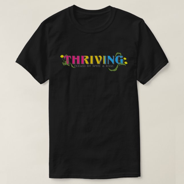 Thriving Pan Pride T-Shirt (Design vorne)