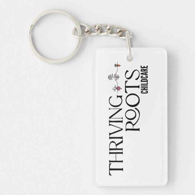 Thriving Roots Mom Keychain Schlüsselanhänger (Vorderseite)