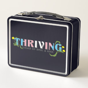 Thriving Trans Pride Metall Brotdose