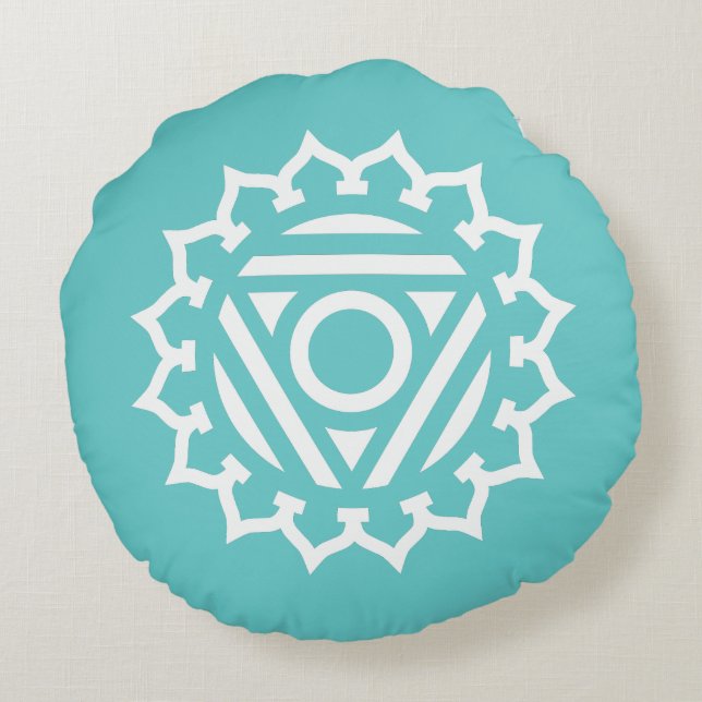 Throat Chakra Coussin du cycle énergétique (Dos)