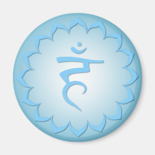 Throat Chakra - Light Blue Magnet