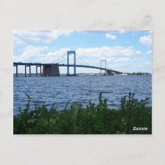 Throgs Neck Bridge Queens New York Postkarte