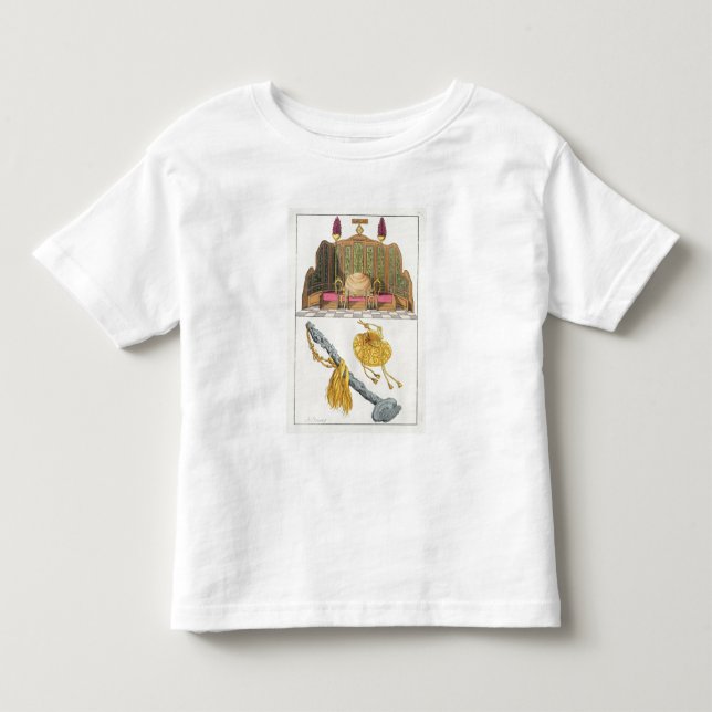 Thron eines chinesischen Kaiser, Jo-Jo Sceptre und Kleinkind T-shirt (Vorderseite)