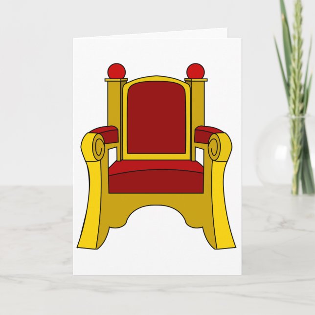 Throne Grußkarten Karte (Vorderseite)
