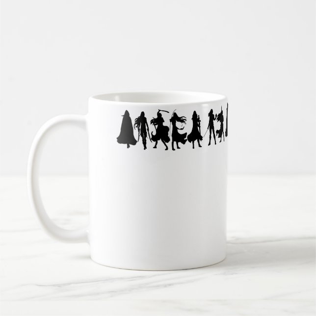 Throne Of Glass Silhouetten Kaffeetasse (Links)