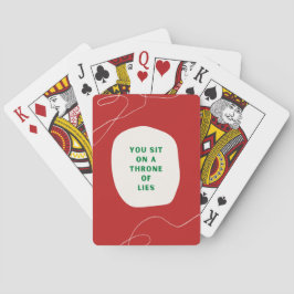 Throne of Lies Playing Card Deck Spielkarten