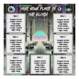 👁️ "Through the Glitch" Weirdcore Seating Chart