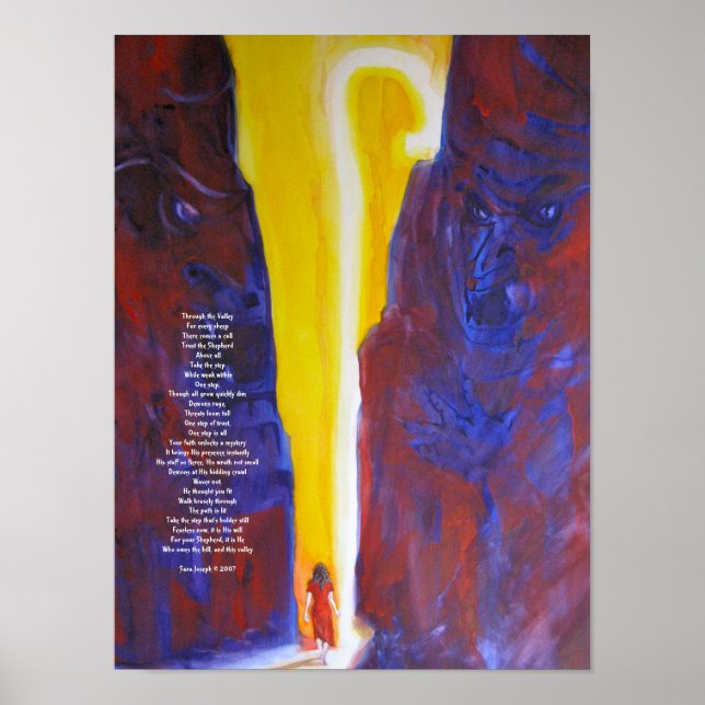 Through the Valley Poster (Vorne)